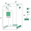 Mars Hydro 100x100x180cm Hydroponic Indoor Grow Tent