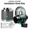 Mars Hydro 4/6 Inch Inline Fan Carbon Filter Ventilation Grow Kits For Grow Room Knob / Touch-Screen