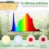 Mars Hydro TS1000 150W LED Grow Light + 70x70x160cm Indoor Tent Full Kits Carbon Filter 4'' Fan Knob / Touchscreen